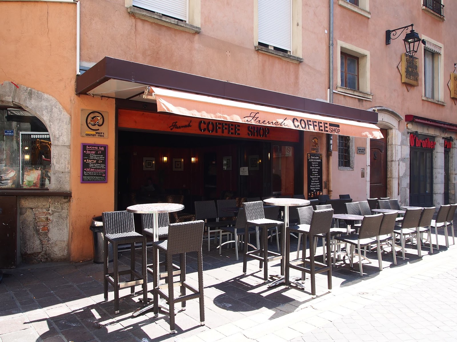 French Coffee Shop Place Claveyson